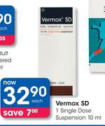 Vermox SD 1 Single Dose Suspension-10ml