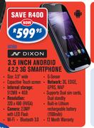Dixon 3.5" Android 4.2.2 3G Smartphone W360