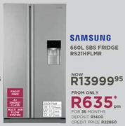 Samsung 660Ltr SBS Fridge RS21HFLMR