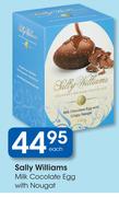 Sally Williams Milk Cocolate Egg With Nougat