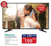 Hisense 32" Full HD LED TV HX32M2160H