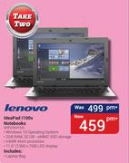 Lenovo Ideapad I100s Notebooks 80R2004TSA-For 2
