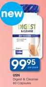 USN Digest & Cleance 60 Capsules-Per pack