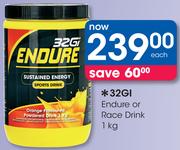 32GI Endure Or Race Drink-1Kg Each