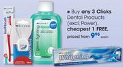 Clicks Dental Products(Excl. Power)-Each