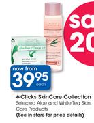 Clicks Skin Care Collection Aloe & White Tea Skin Care Products-Each