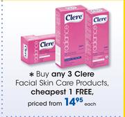 Clere Facial Skin Care Products-Each
