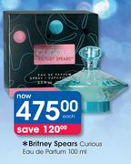 Britney Spears Curious Eau De Parfum-100ml Each