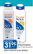 Techniblock Sun Care Products-Each