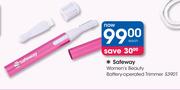 Safeway Women's Beauty Battery Operated Trimmer S3901-Each