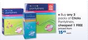 Clicks Pantyliners-Each