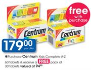 Centrum Kids Complete A-Z Tablets-60's pack