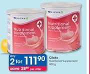 Clicks Nutritional Supplement-2 x 400g