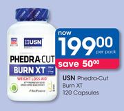 USN Phedra Cut Burn XT 120 Capsules-Per Pack