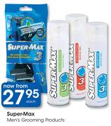 Super-Max Men's Grooming Products-Each