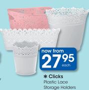 Clicks Plastic Lace Storage Holders-Each