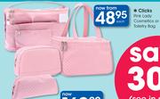 Clicks Pink Lady Cosmetics Or Toiletry Bag-Each