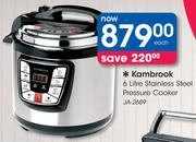 Kambrook 6Ltr Stainless Steel Pressure Cooker JA-2689