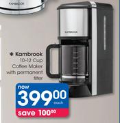 Kambrook 10-12 Cup Coffee Maker With Permanent Filter