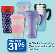 Clicks Travel Mugs-Each