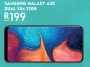 Samsung Galaxy A20 Dual Sim 32GB-On Pinnacle 1GB Top Up