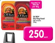 Ol'Roy Dry Dog Food(All Variants)-25kg Each