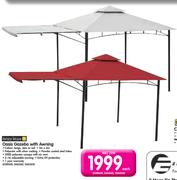 Terrace Leisure Oasis Gazebo With Awning-Each