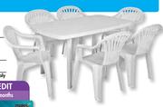 Roma Rectangular Table-Each