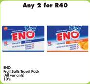 Eno Fruit Salts Travel Pack (All Variants)-2 x 10's