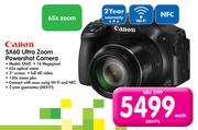 Canon SX60 Ultra Zoom Powershot Camera SX60