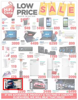 HiFi Corp : Low Price Sale (18 Jul - 24 Jul 2016), page 1