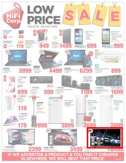 HiFi Corp : Low Price Sale (18 Jul - 24 Jul 2016), page 1