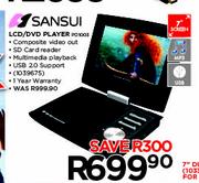 Sansui LCD/DVD Player