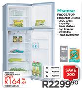 Hisense Fridge/Top Freezer H220TME