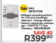 Yale Gas Detector 