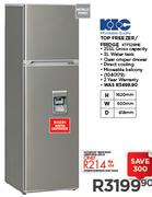 KIC Top Freezer/Fridge KTF528ME