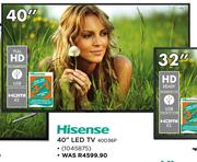 Hisense Full HD 40" LED TV 40D36P