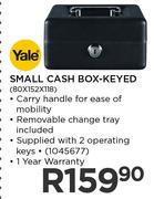 Yale Small Cash Box-Keyed 80X152X118