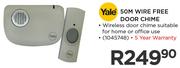 Yale 50m Wire Free Door Chime