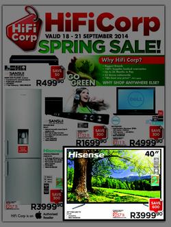 HiFi Corp : Spring Sale! (18 Sep - 21 Sep 2014), page 1