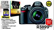 Nikon DSLR Camera-D5100 + Lens-15-550X Package