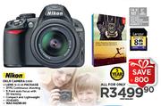 Nikon DSLR Camera D3100 + Lens 18-55 DX Package