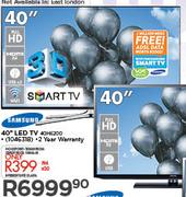 Samsung 40" 3D HD LED TV 40H6200