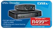 DSTV Decoder Excluding Installation