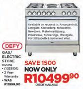 Defy Gas/Electric Stove DGS156