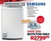 Samsung 9kg Top Loading Washing Machine WA90H4200SW