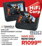 Sansui DVD Car Entertainment System PD1002