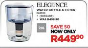 Elegance 20L Water Bottle & Filter ELBF20