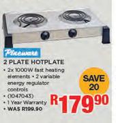 Pineware 2 Plate Hotplate