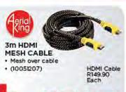 3m HDMI Mesh Cable